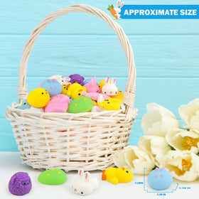 Wondrus Easter eggs and bunnies squishies for egg hunts and classroom activities.