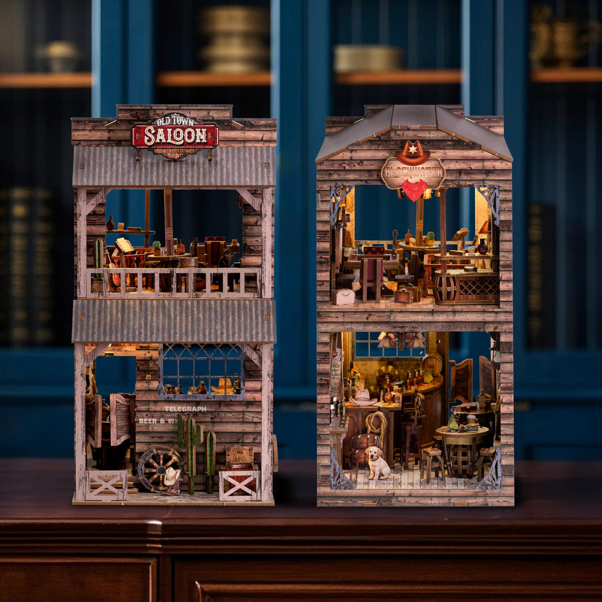 Wondyland Book Nook double sided design showcases interior and exterior