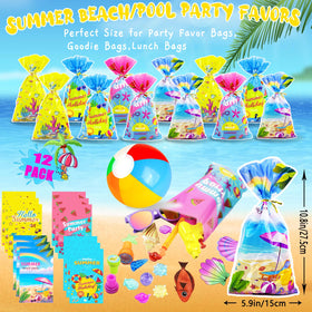 Wonrynn shell stickers decorate gift bags with ocean flair