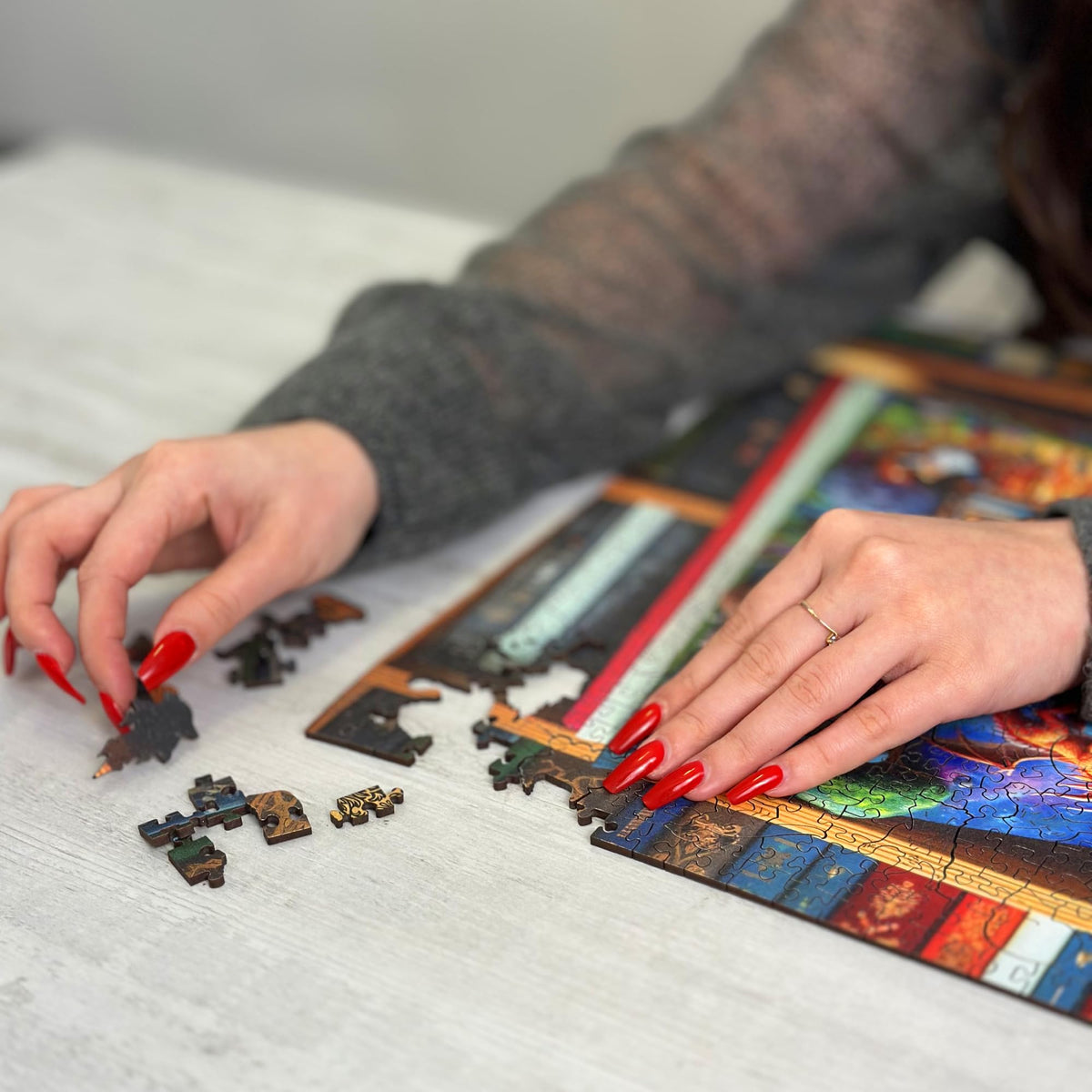 Artwork and puzzle box celebrate European craftsmanship in Enchanted Tales