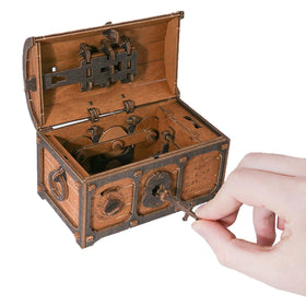 WOODEN.CITY Treasure Chest puzzle box gift-ready packaging suggests a thoughtful present.