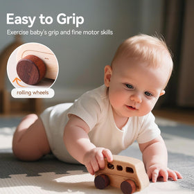 Wooden Teether durable wood promises long-lasting play