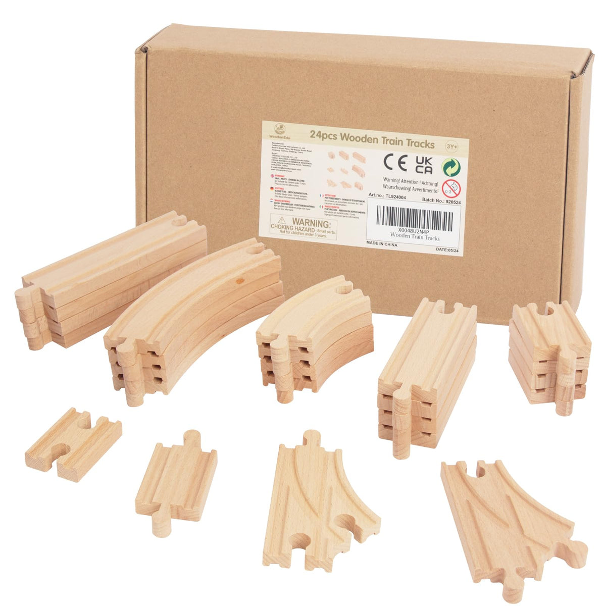 WoodenEdu expansion set helps grow your train layout with compatibility.