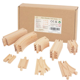 WoodenEdu expansion set helps grow your train layout with compatibility.