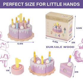 WoodenEdu realistic cutting action adds sensory realism to pretend chef play.