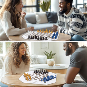WoodGod family gaming chess set suits gatherings and learning moments.
