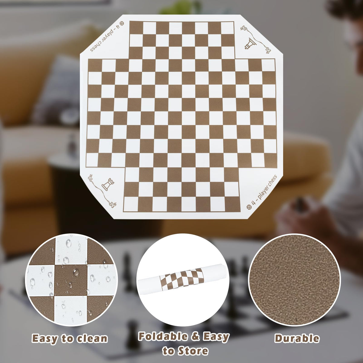 Leather board storage bag protects the board during travel and storage.