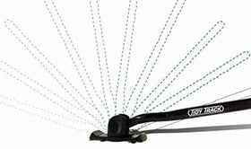 Woodland Scenics Tidy Track Rail Tracker Kit in hand for on-the-go maintenance