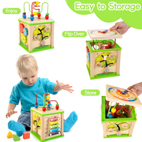 Woodmam animal sliding game for storytelling and sequence play