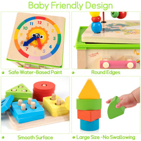 Woodmam bead maze supports hand eye coordination and fine motor skills