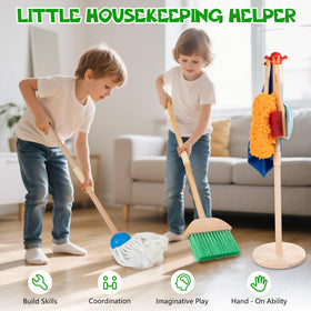 Woodmam cleaning rag and duster ready for pretend play