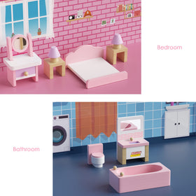 WOODMAM dressing table, smooth edges for safe pretend grooming.