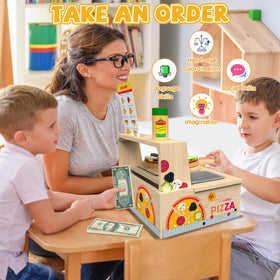 WOODMAM Montessori-inspired learning through imaginative pizza making