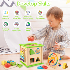 Woodmam spinning gears illustrate cause and effect concepts in play