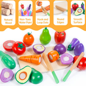 WOODMAM sturdy wooden toy boosts fine motor skills and imaginative play.