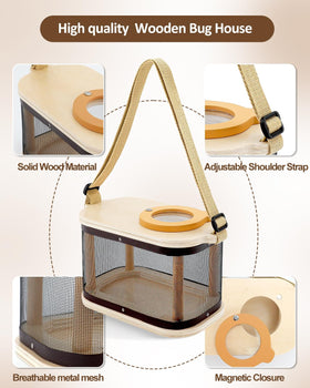 WoodsyJoy Bug Catcher Kit compass for outdoor exploration.