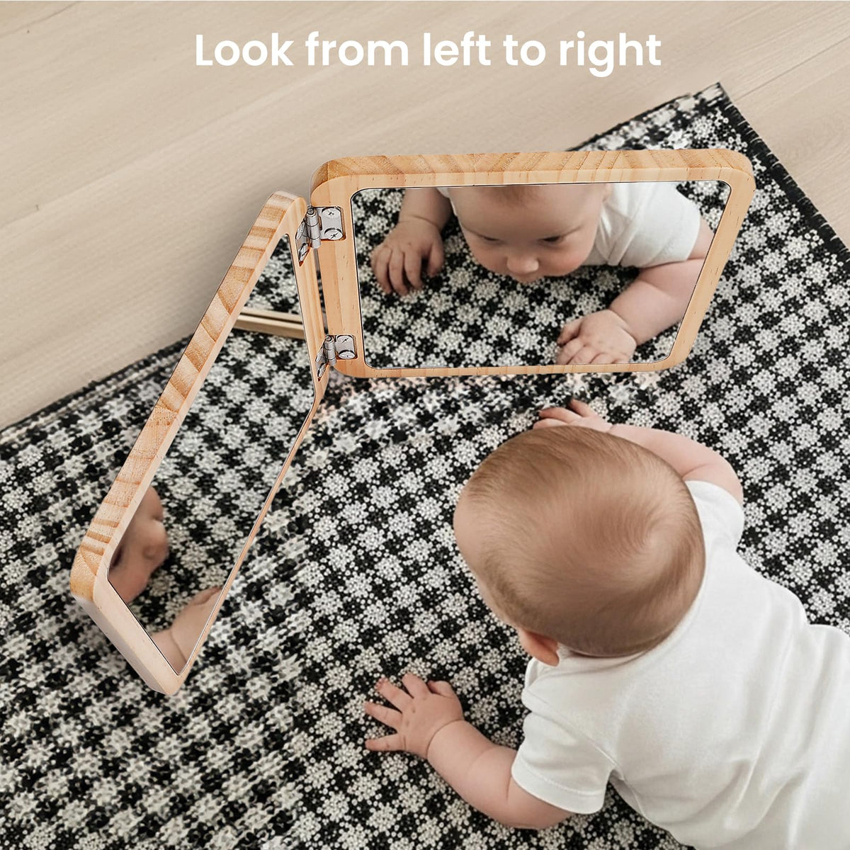 Woodtoe safe materials: solid pine and shatterproof acrylic for peace of mind.