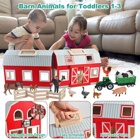 WoodTrove farm vehicle supporting moving scenes and collaborative playtime