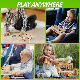 WoodTrove kids using screwdriver board demonstrates cooperative play and skill-building