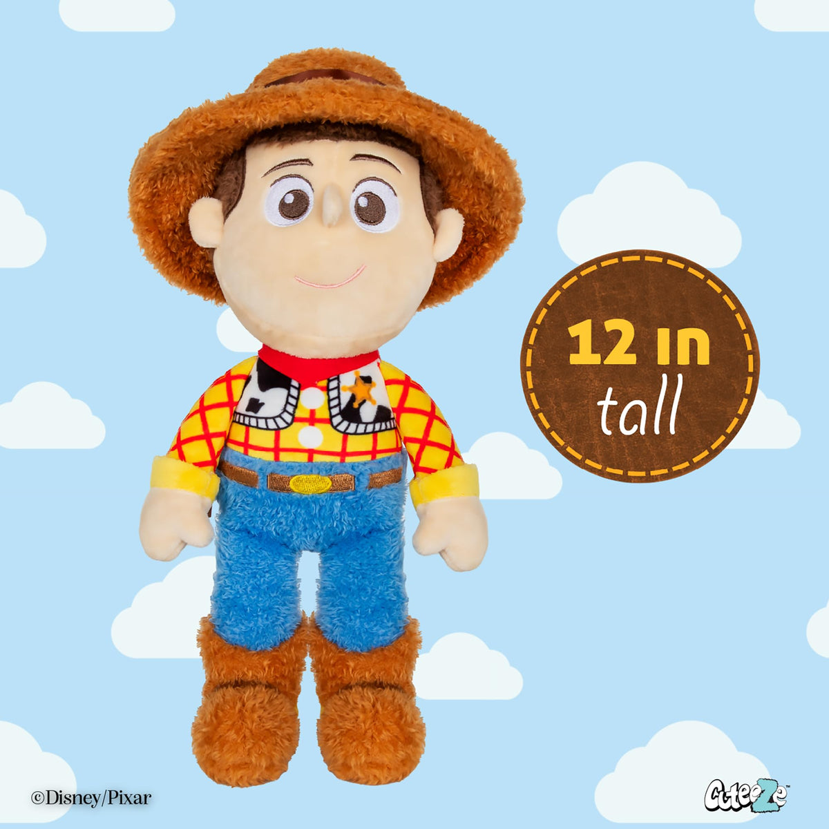Kids Preferred Woody plush size 12 inches suitable for hugs and bedtime.