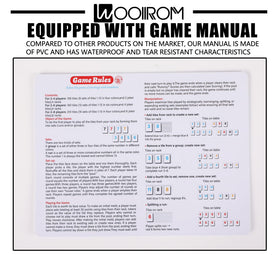 WOOIIROM Durable rule card protects instructions for simple setup