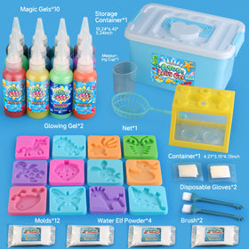 Wookidel Aqua Fairy kit color mixing lets kids explore shades safely