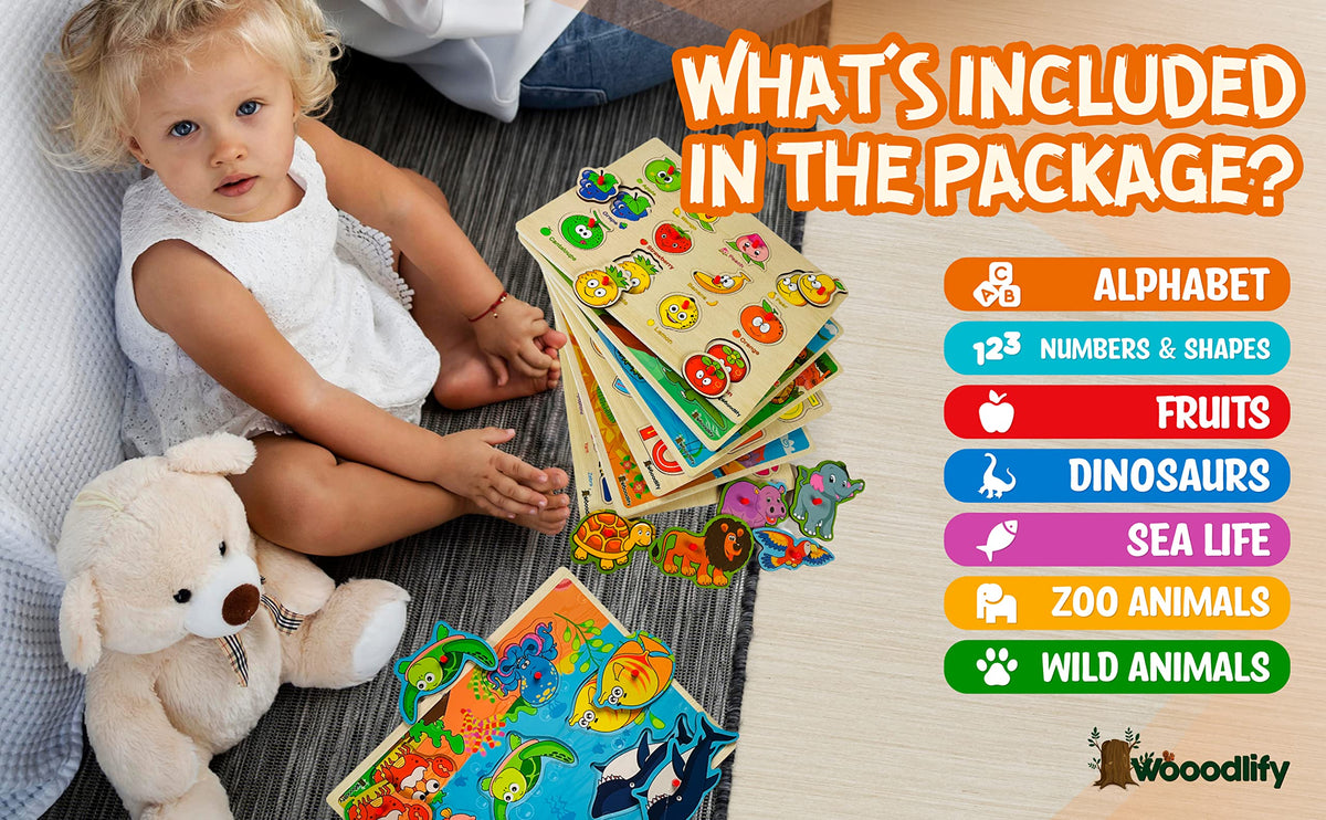 WOOODLIFY portable wooden puzzles store neatly for travel and small spaces.