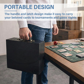WooOrganix interior with 4 compartments and 10 dividers for tidy deck organization