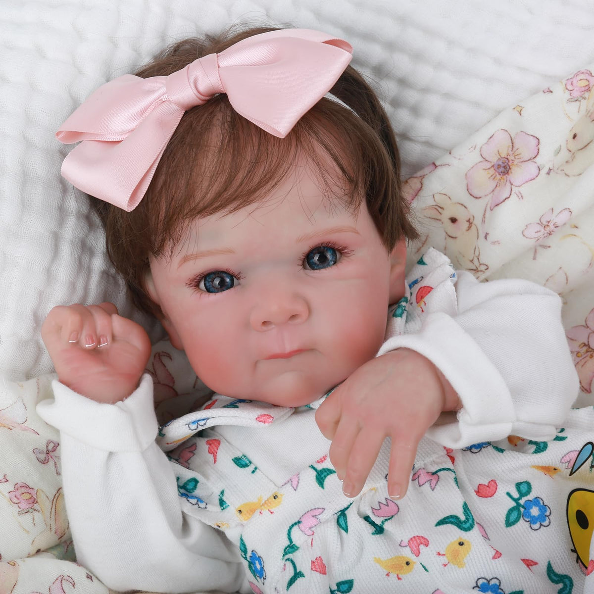 WOOROY hand-painted facial features with gentle blush and veins realism
