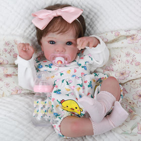 WOOROY 18-inch lifelike reborn doll with weighted body for realistic posing