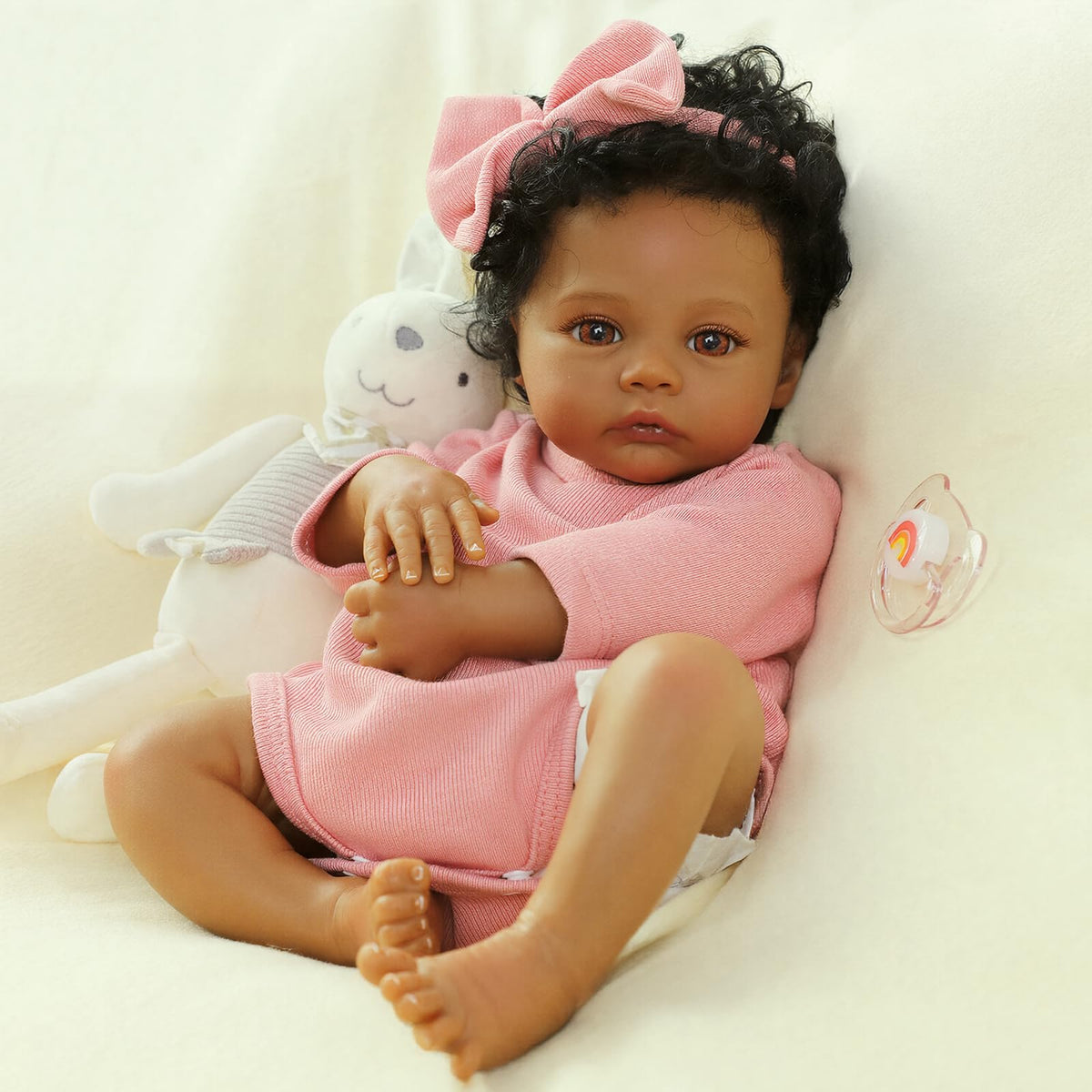 WOOROY Reborn Baby Doll expressive eyes for storytelling and realism