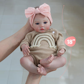 WOOROY reborn doll hand-painted hair enhances realism and charm for storytelling.