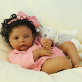 WOOROY Reborn Baby Doll soft vinyl hands and legs for gentle cuddling