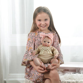 WOOROY soft-weighted body provides a cuddly, real-baby feel during playtime.