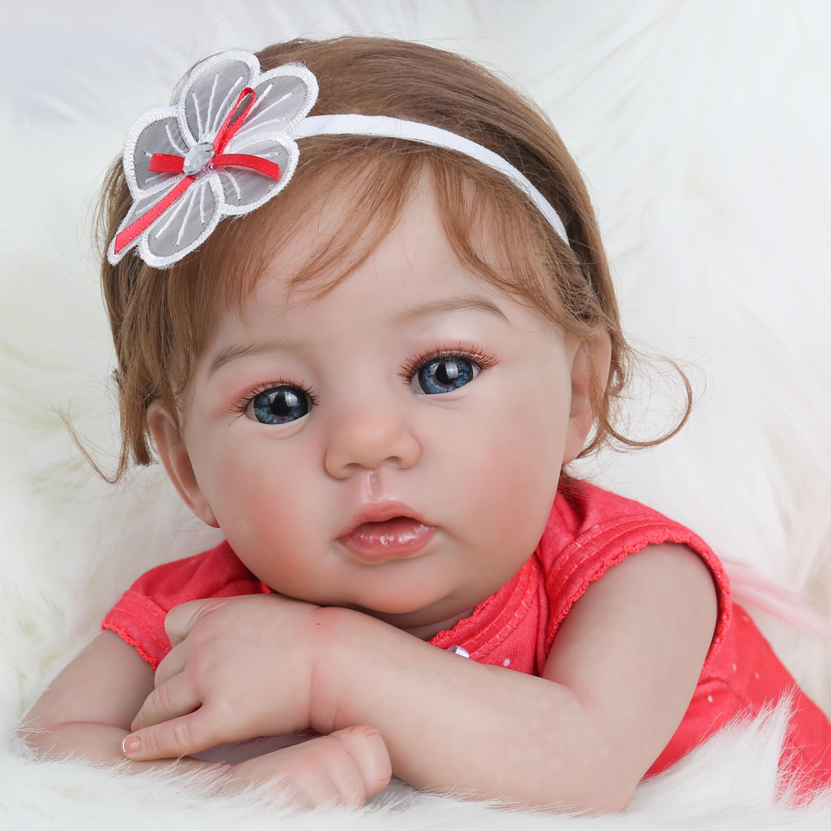 WOOROY Reborn doll with soft vinyl limbs for gentle play.