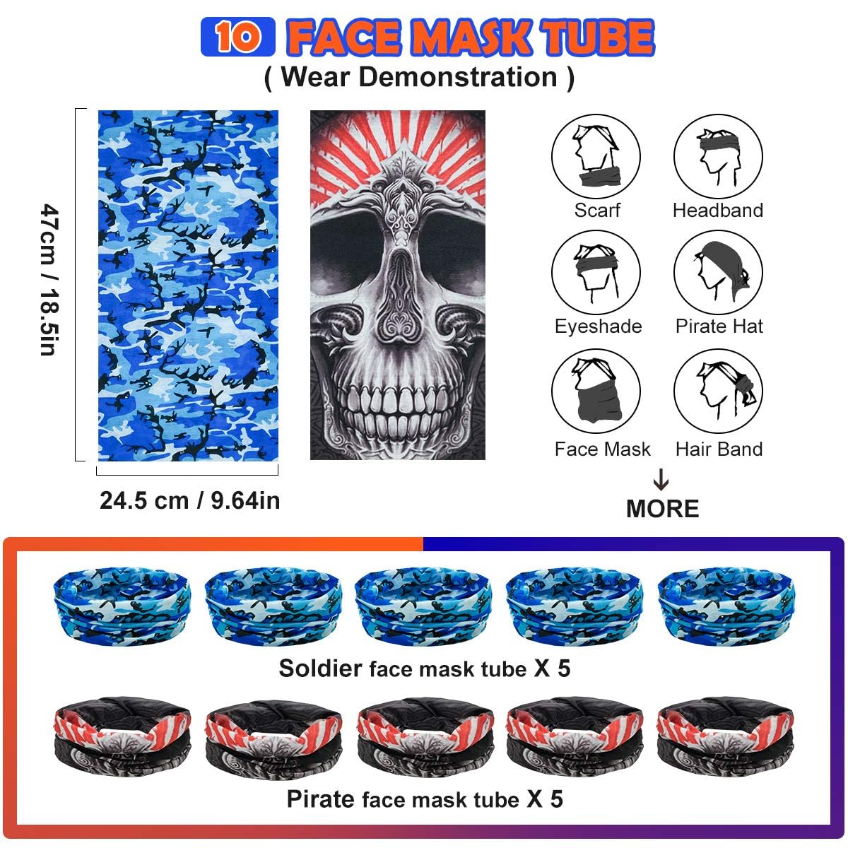 Wordot Nerf party face masks add style and safety for team play.