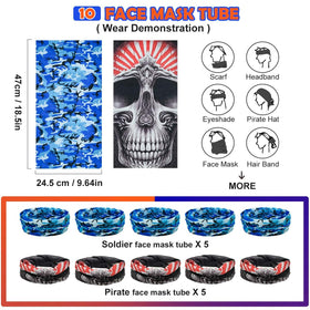 Wordot Nerf party face masks add style and safety for team play.
