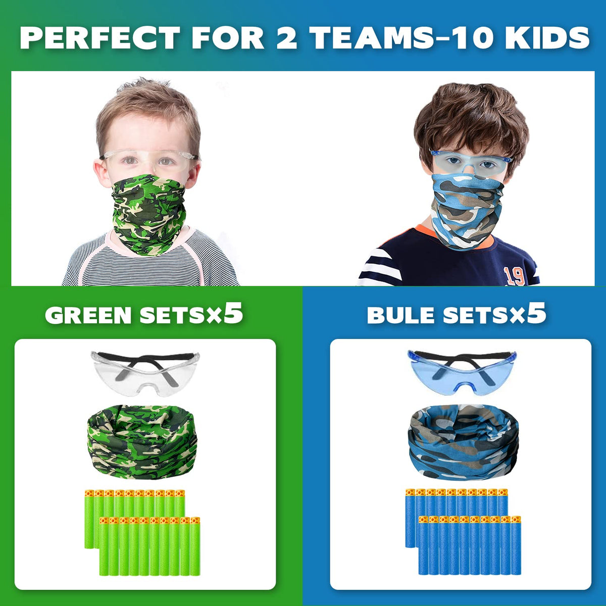 Wordot Nerf safety glasses keep eyes protected during action.