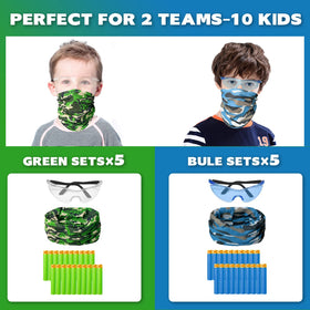 Wordot Nerf safety glasses keep eyes protected during action.