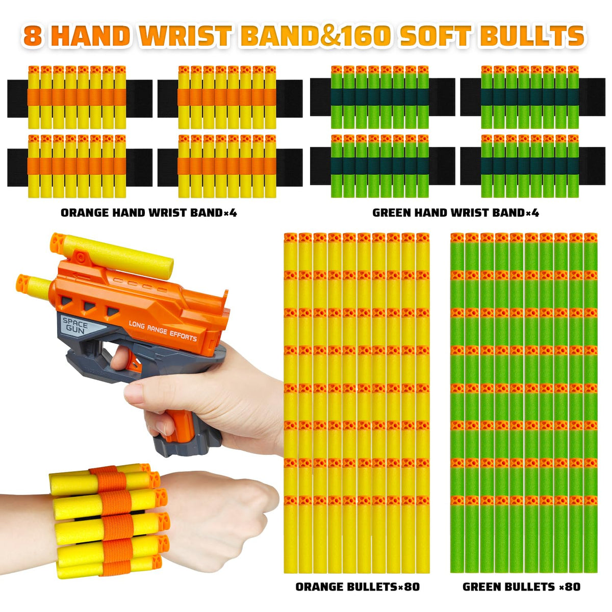 Wordot color coded wristbands to distinguish teams