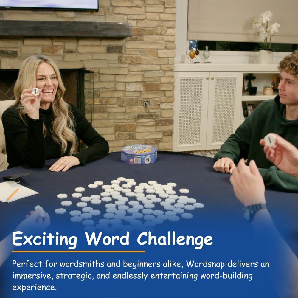 WordSnap 1-4 players supports family game nights and group fun.