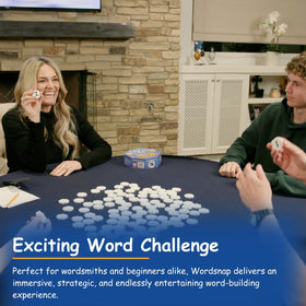 WordSnap 1-4 players supports family game nights and group fun.