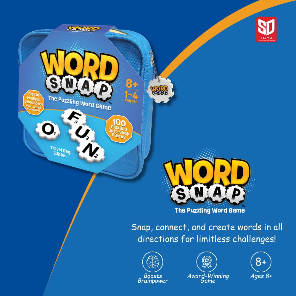 Wordsnap boardless layout enables flexible, board-free crossword play.