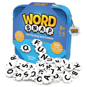 Wordsnap durable tiles with large letters for easy reading during play.