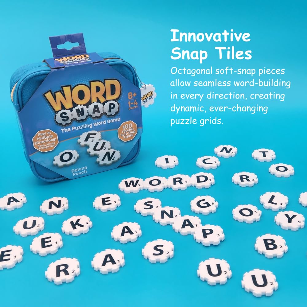 Wordsnap players build words in multiple directions for varied challenges.