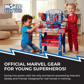Spidey take-apart car in action encouraging hands-on repair play