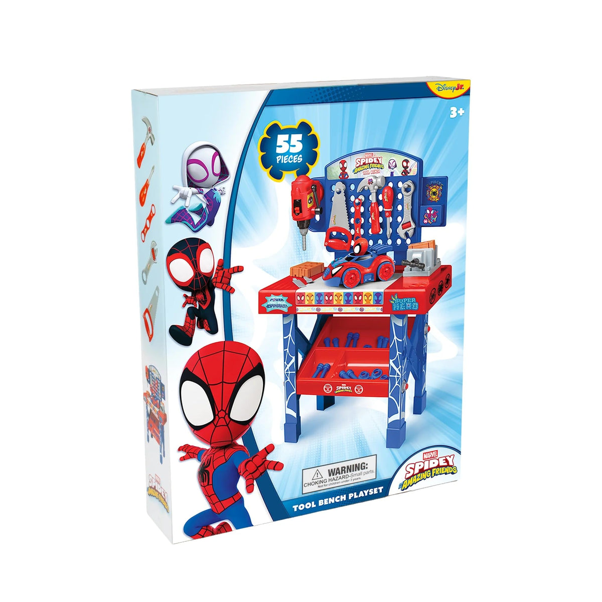 Spidey workshop with durable pieces designed for lasting play
