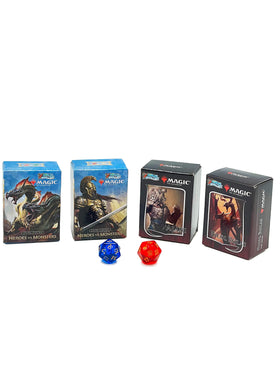 Four tuck boxes included for organized card storage.