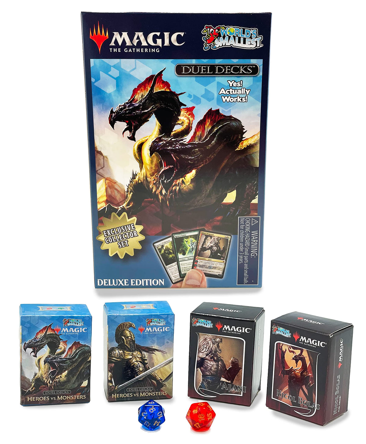 World's Smallest Magic Heroes vs Monsters decks ideal for tabletop battles.