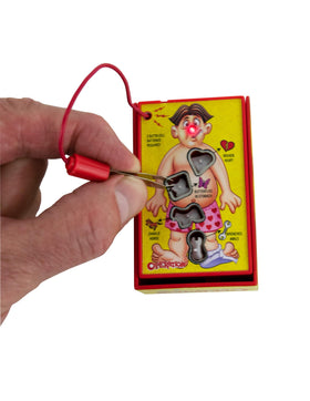 World's Smallest Operation buzzer detail highlighting interactive play.